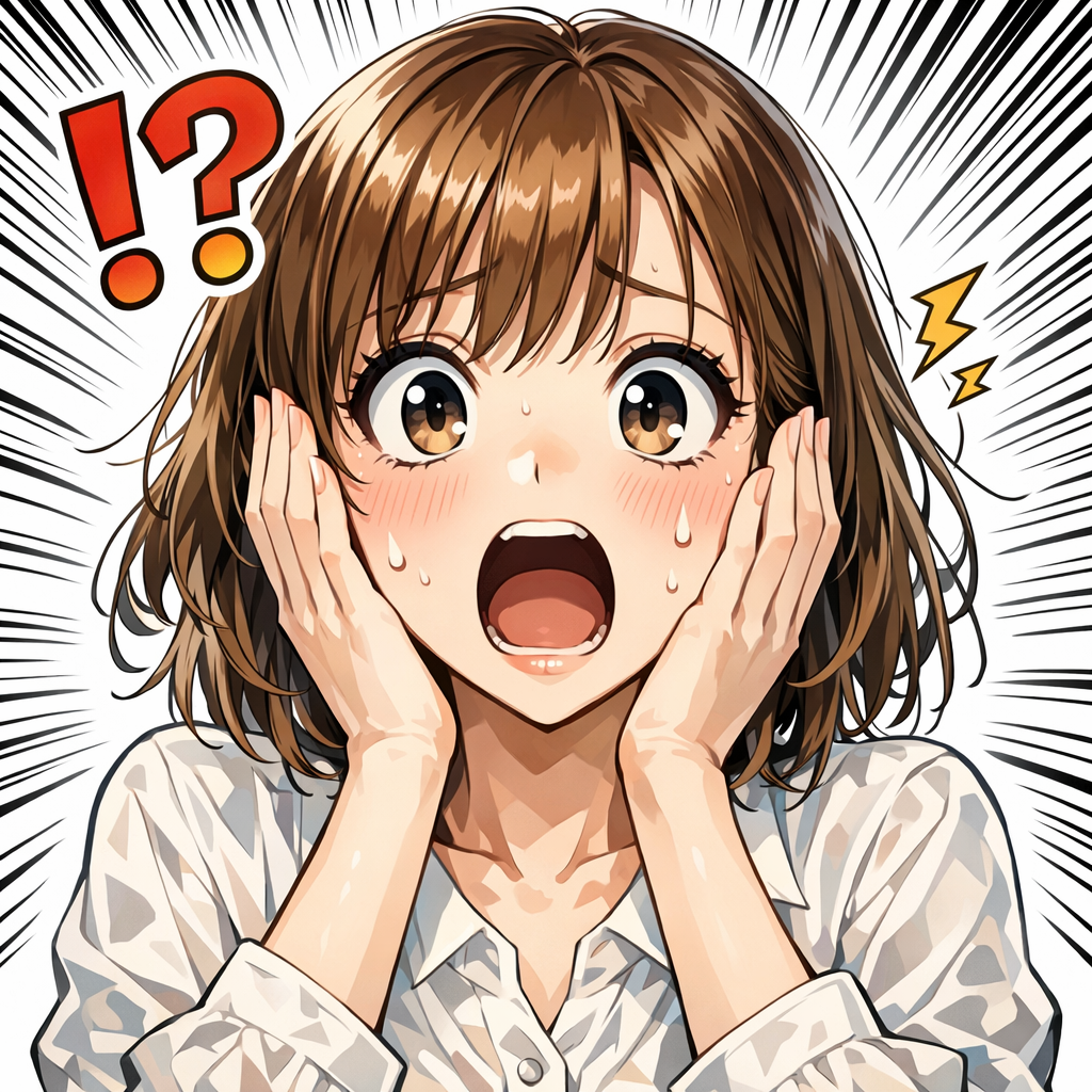 鍵束が無い…キャ~あったとビックリの女性