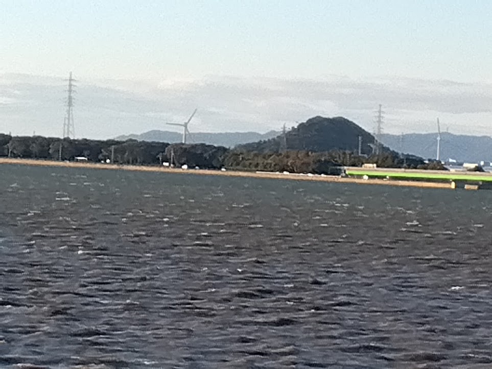 笠山と田原湾