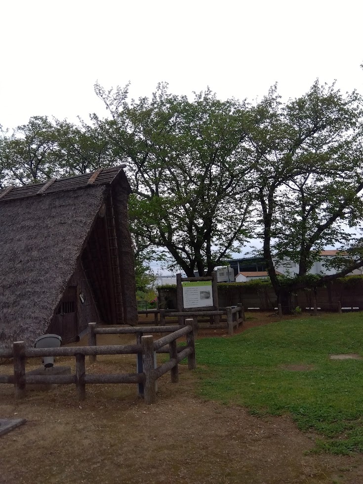 瓜郷遺跡住居の前部分