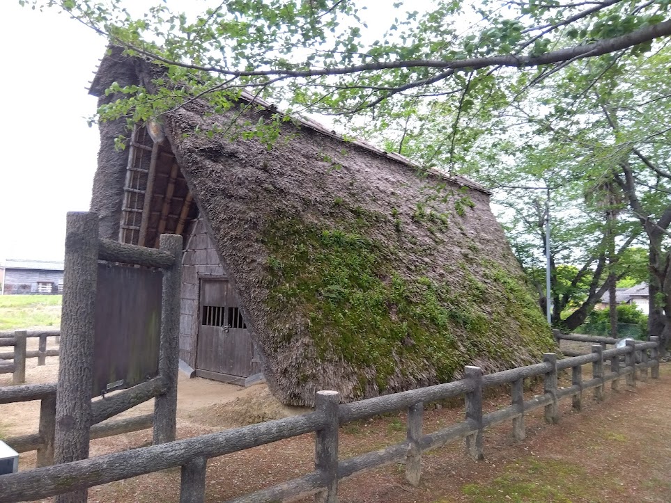 瓜郷遺跡住居の左側